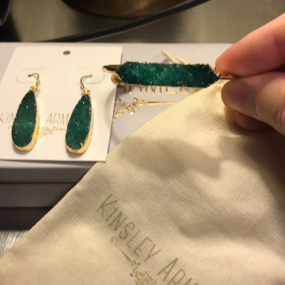 New never worn Kinsley Armelle bracelet & earrings